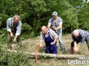 Gangbang with Little perv Riding Hood 6/16