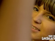 Champagne showers with blonde Cayenne Klein a 3/16