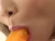 Raunchy Rika Sakurai toys both her holes  10/16