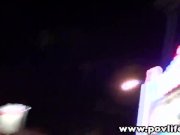 Natural tits blonde banged 3/16