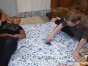 Home sex party with ebony flavor 1/16