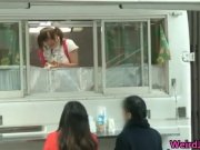 Cock hungry asian sluts sucking, fucking