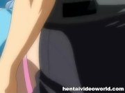 Sexy maid takes hard hentai stick