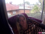 Cute amateur girl toys her pussy and asshole 7/16