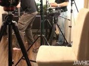 Sweet idol Nao in white satin and white leggi 4/16