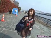 Mikan Hot Asian model likes flashing her 6/16