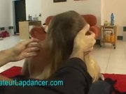 Blonde doing wild lapdance show 5/16