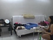 Backstage fingering and handjob  16/16