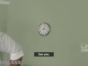 Brunette cheats behind friends back 2/16