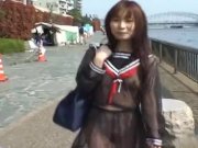 Hot Asian model flashing 2/16