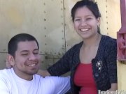 Horny couple making first sex tape 1/16