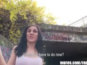 Euro MILF gets picked up at the bus stop 4/16