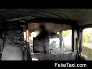 Exotic stunner in office break taxi fun 7/16