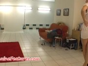 Beatiful blonde does sexy striptease 2/16