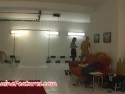 Beatiful blonde does sexy striptease 7/16