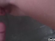 Hot tub blowjob by blonde teen 10/16