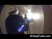 BTS fun with Britney Amber and Missy Martinez  4/16