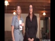 Horny Ladies Tag Team A Cock 8/16