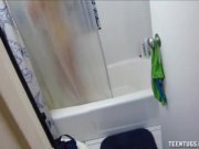 Hot Babe Fast Handjob In The Bathroom 4/16
