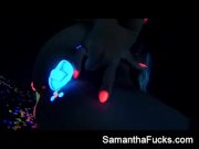 Samantha Saint black light fun 11/16