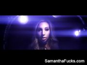 Samantha Saint black light fun 3/16