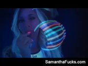 Samantha Saint black light fun 5/16