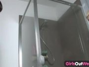 Two amateur cuties in the shower 1/16
