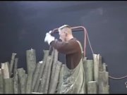 Horny babes tease the carpenter for threesome  1/16