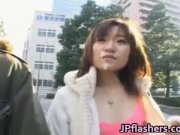 Lovely Asian doll is a sexy flashing 13/16