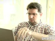 A writer dreams about some naughty hardcore s 1/16