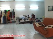 Two cuties behind the scene