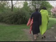 Teent and Milf sharing cock in threesome 7/16