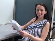 Teen being naughty at university's library  1/16