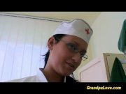 Grandpapa is fucked by hot nurse 1/16