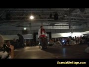 bdsm show on public stage 3/16