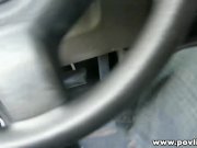 Busty Latina punk babe fingered in the car   2/16