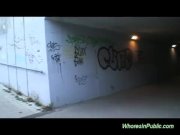 Slut gets pumped on public road 14/16