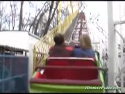 Chick rides tool in fun park 10/16