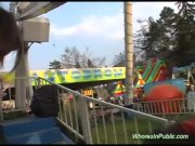 Chick rides tool in fun park 8/16