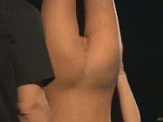 Blonde bitch leash and spanked on the beach 11/16