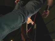 Blonde bitch leash and spanked on the beach 15/16