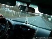 Wild sex in a parked car 10/16