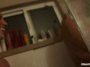 Alison Tyler behind the scenes