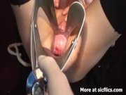 HUGE VAGINAL GAPING WITH HORSE SPECULUM DEVIC 16/16