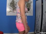 Naked hottie blasted with jizz 4/16