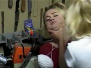 Blondes fights at work- one gets fuck penalty 4/16