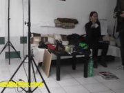 Perfect czech chick gets massage at casting 1/16