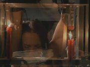 Redhead slave endures and plesures in bondage 14/16