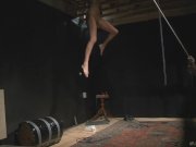 Redhead slave endures and plesures in bondage 8/16