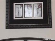 Naked Hottie Gets A Facial Cumshot 1/16